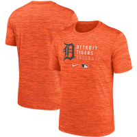 Nike Detroit Tigers Team Orange Heather Authentic Collection Dri-FIT Velocity Practice Performance T-Shirt